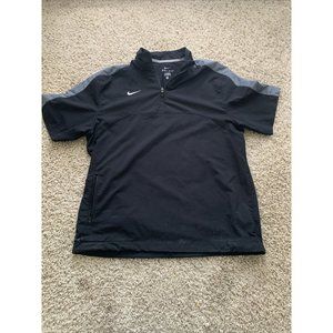 Vintage Nike 1/4 Zip Mens Warm Up Athletic Jacket Size Medium Bin T